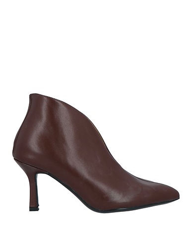 FRANCESCO MILANO Ankle boot Chocolate brown Leather