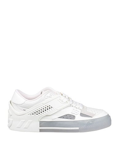 DOLCE&GABBANA Sneakers White 80% Calfskin, 10% Acrylic, 10% Polyamide
