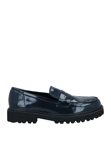 FRANCESCO MILANO Loafers Midnight blue Leather
