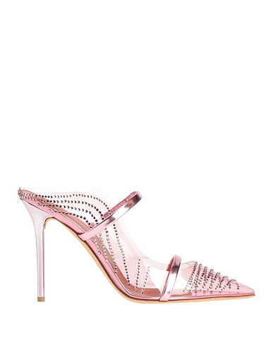 MALONE SOULIERS Mules and clogs Pink Leather, Plastic