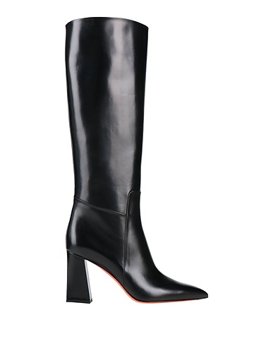 SANTONI Boots Black Leather