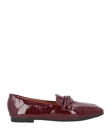 FRANCESCO MILANO Loafers Burgundy Leather