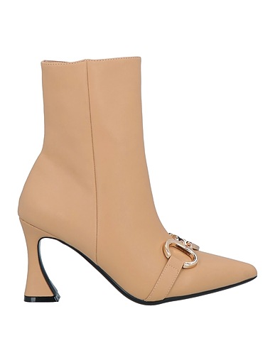 FRANCESCO MILANO Stivaletti Beige Pelle