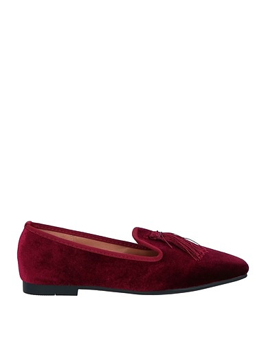 FRANCESCO MILANO Loafers Garnet Textile fibres