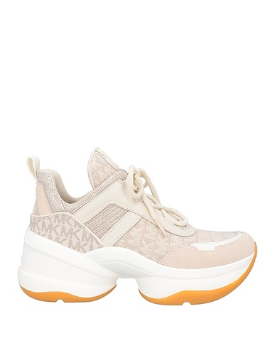 MICHAEL MICHAEL KORS Sneakers Cream 90% PVC - Polyvinyl chloride, 10% Polyester, Leather