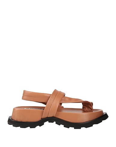 JIL SANDER Flip flops Camel Leather