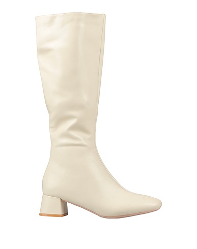 FRANCESCO MILANO Boots Cream Leather
