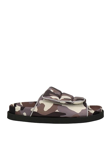 GIA BORGHINI Sandalen Grau Leder