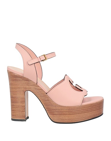 GUCCI Sandals Pink Leather