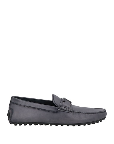 TOD'S Mocassino Piombo Pelle
