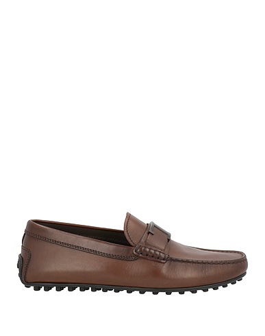 TOD'S Mokassins Schokobraun Leder