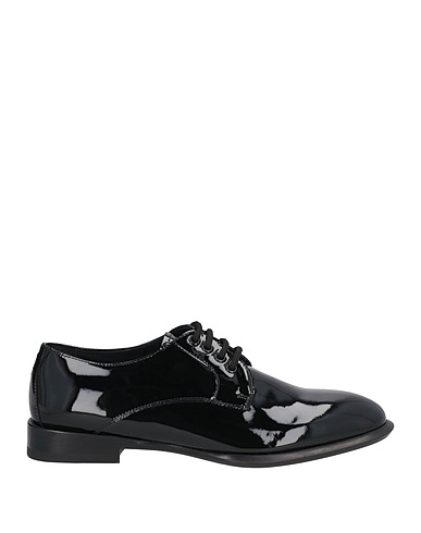 MCQUEEN Laced shoes Black Leather