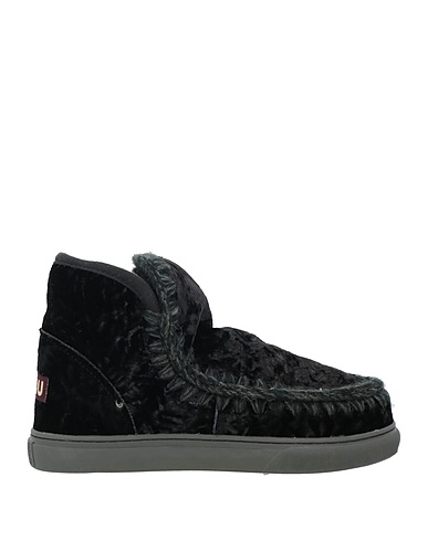 MOU Ankle boot Black Textile fibres, Shearling