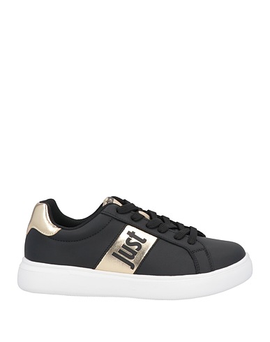 JUST CAVALLI Sneakers Black Leather