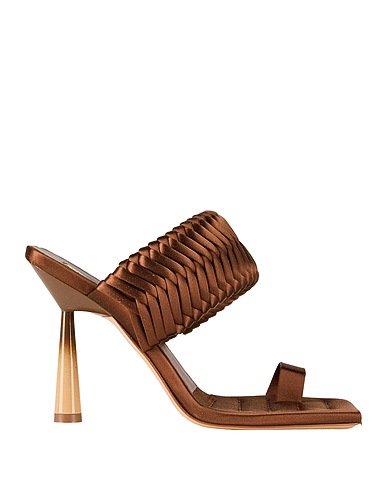 GIA / RHW Flip flops Chocolate brown Textile fibres