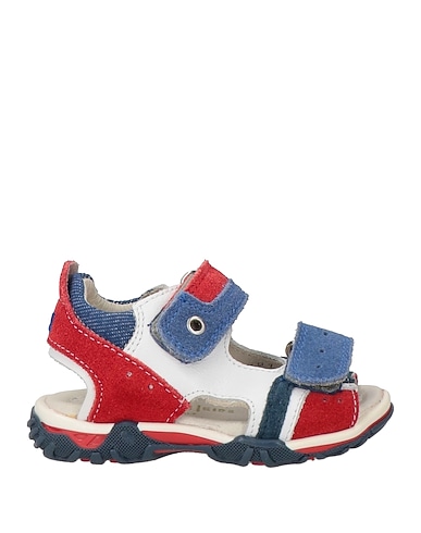 ALBERTO GUARDIANI Sandals Leather, Textile fibers