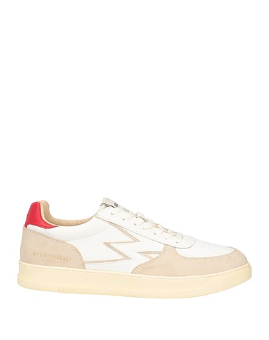 MOACONCEPT Sneakers Weiß Leder, Gewebefasern