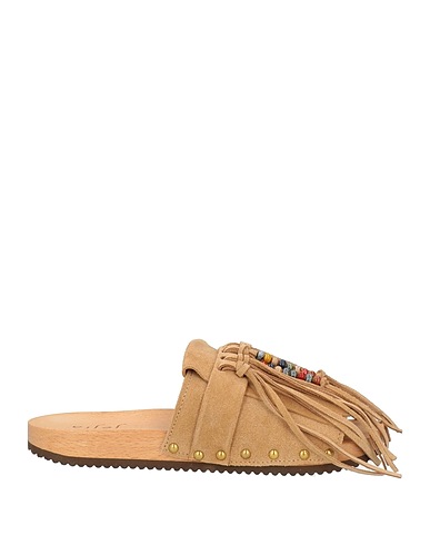 JEJIA Mules and clogs Beige Leather