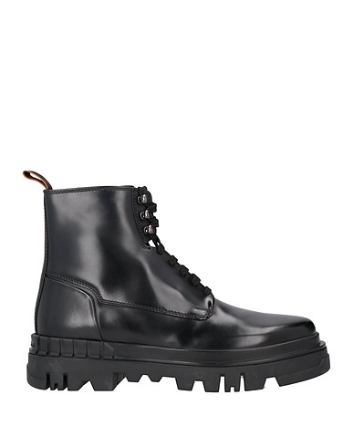 SANTONI Ankle boot Black Leather