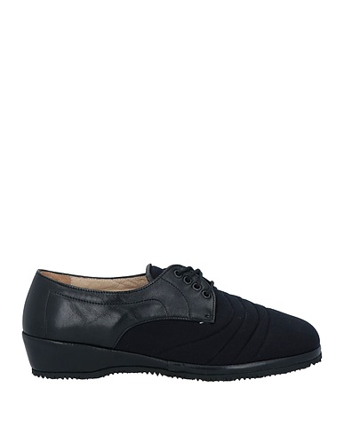 NEVA EXPORT Schnürschuhe Schwarz Leder