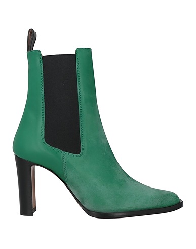 MAISON KITSUNÉ x ATP ATELIER Ankle boot Emerald green Cowhide