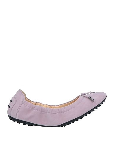 TOD'S Ballet flats Lilac Leather