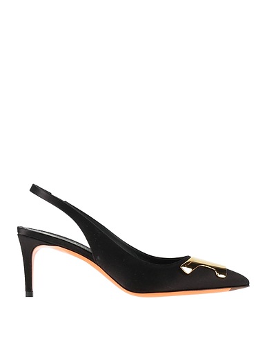 SANTONI Pump Black Textile fibers