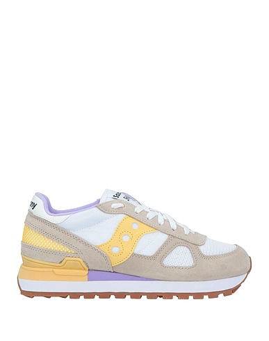 SAUCONY Sneakers Bianco Fibre tessili, Pelle