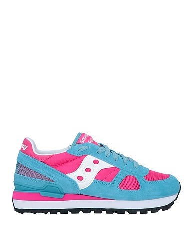 SAUCONY Sneakers Fuchsia Leather, Textile fibres