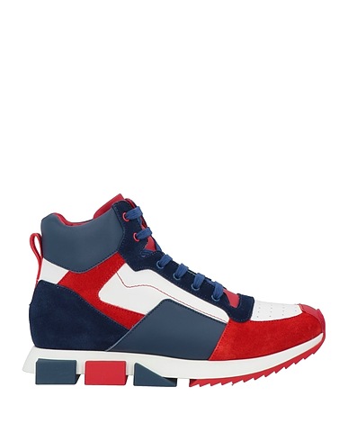 DOLCE&GABBANA Sneakers Red 97% Calfskin, 3% Viscose