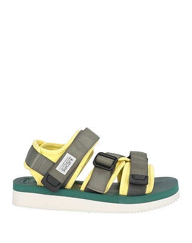 SUICOKE Sandals Military green Textile fibres