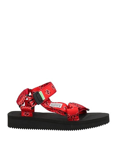 SUICOKE Sandali Rosso Nylon
