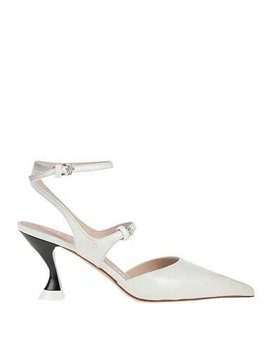 STRATEGIA Pump White Leather