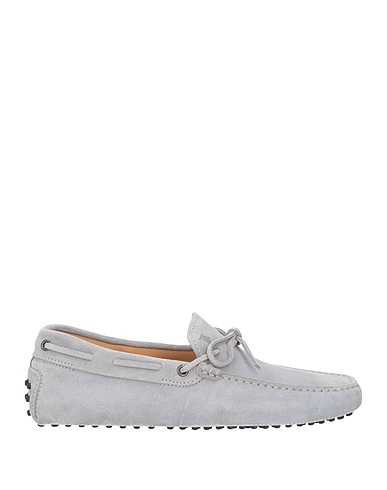 TOD'S Loafers Light grey Leather