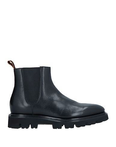 SANTONI Ankle boot Black Leather