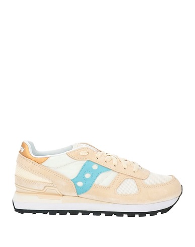 SAUCONY Кеды и кроссовки Слоновая кость Кожа, Текстильное волокно