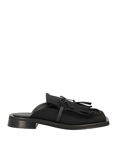 GIA / RHW Mules and clogs Black Textile fibers