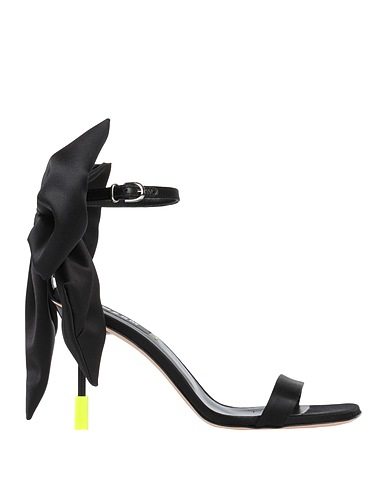MSGM Sandals Black Textile fibers