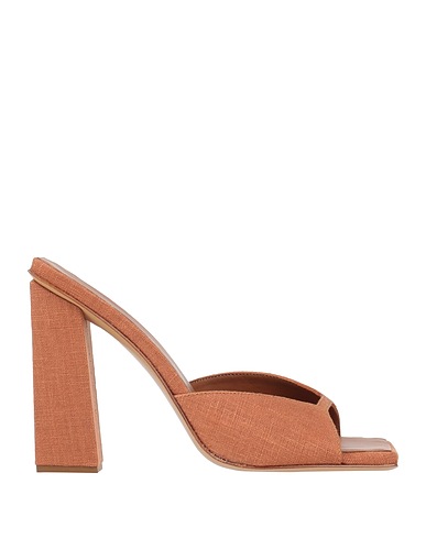 GIA / RHW Sandals Brown Textile fibres