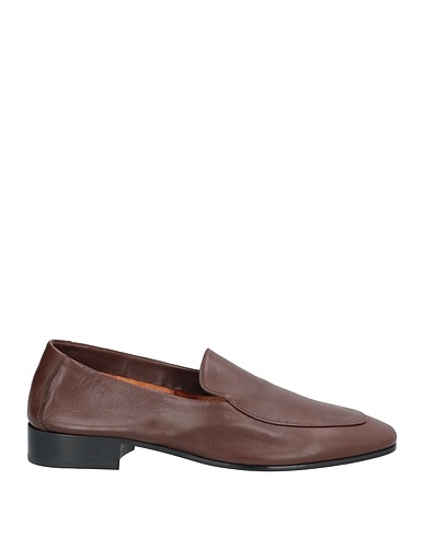 SANDRO Loafers Dark brown Leather
