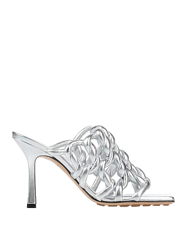 BOTTEGA VENETA Sandales Argent Cuir