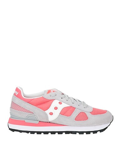 SAUCONY Sneakers Light grey Leather, Textile fibres
