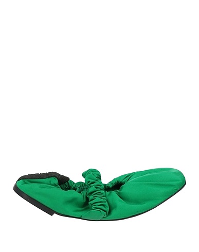 GANNI Footwear Green Textile fibers