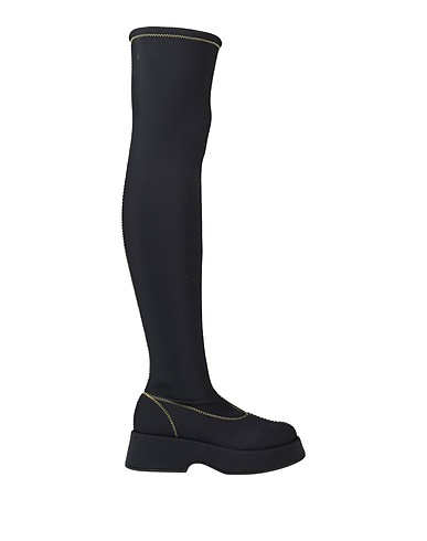 GANNI Boots Black Other Fibres