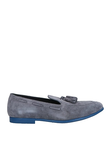 LO.WHITE Loafers Grey Leather