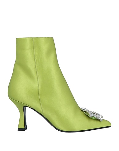 ALDO CASTAGNA Stivaletti Verde lime Fibre tessili