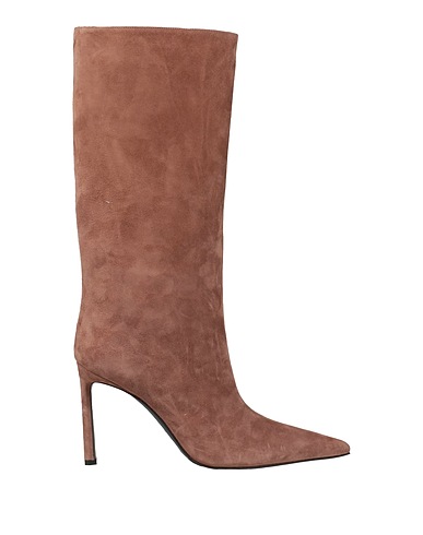 SERGIO ROSSI Boots Khaki Leather