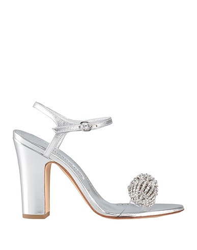 MANOLO BLAHNIK Sandals Transparent Leather, Plastic