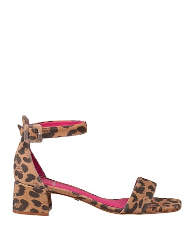 CARRANO Sandali Khaki Pelle