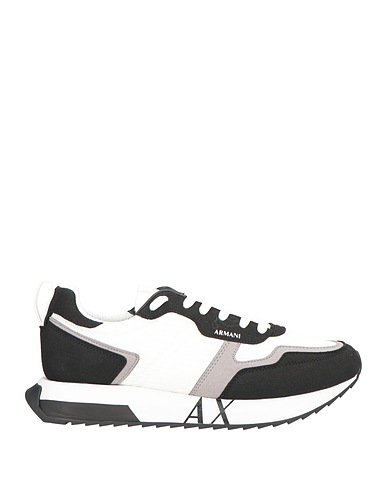 ARMANI EXCHANGE Sneakers White 50% Elastane, 50% Polyamide, Polyester, Polyurethane